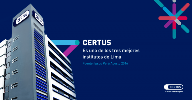 CERTUS es uno de los tres mejores institutos de Lima