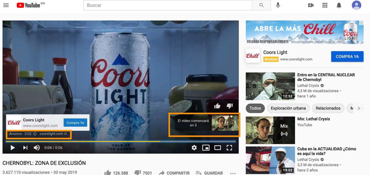 publicidad video